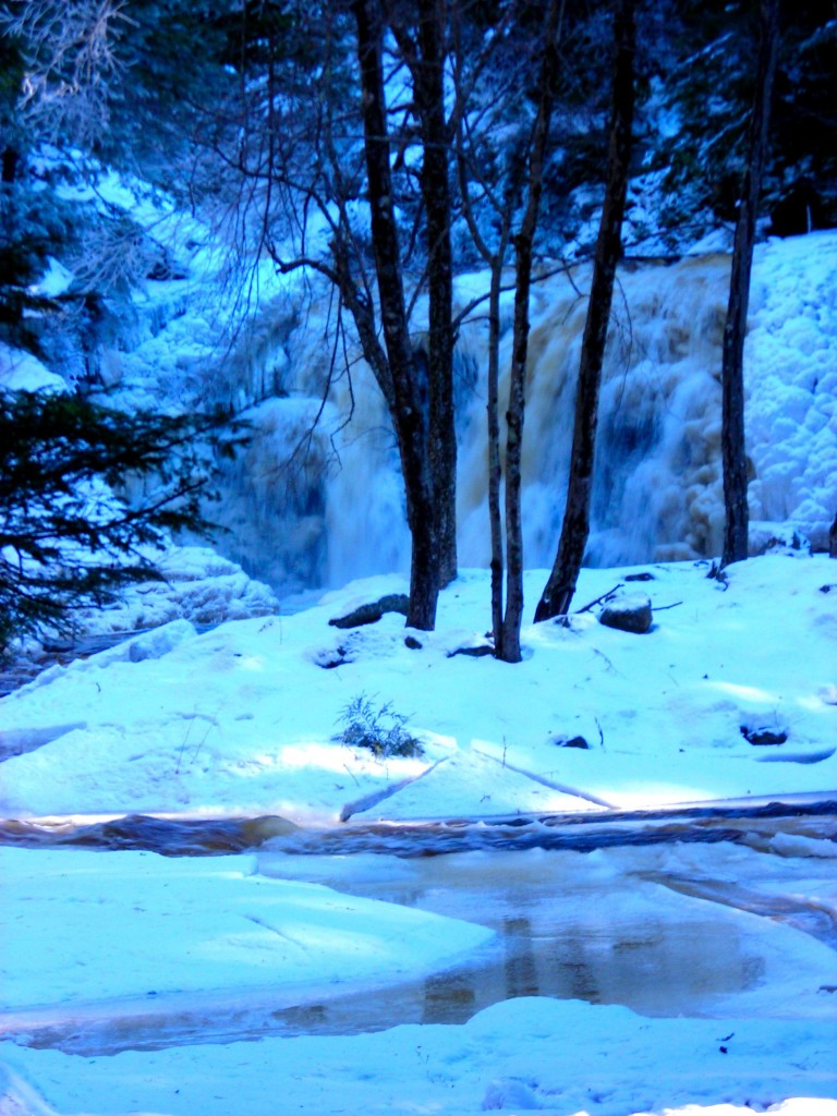 A Winter Wonderland at Doane's Falls in Royalston, MA.