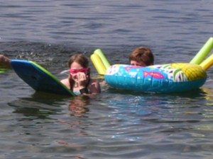 Enjoying the lakes of Central Massachusetts