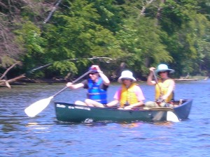 Canoing in Barton's Cove Canoing in Barton's Cove