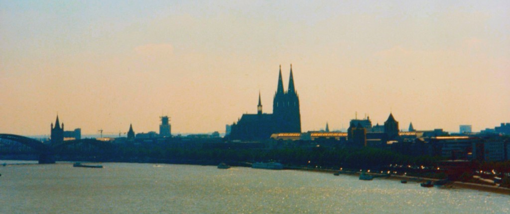 Cologne Cathedral on the Rhine River