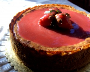 Clamber Hill's Strawberry Cheesecake