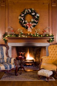 Fireside in the Clamber Hill Library