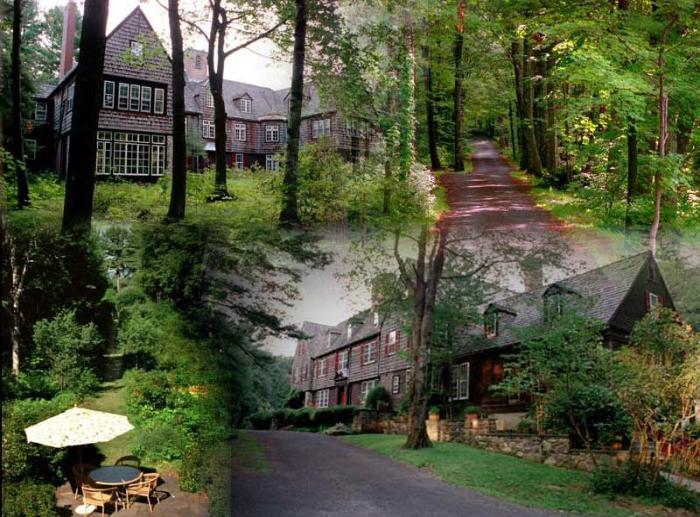 A collage of pictues of the Clamber Hill estate
