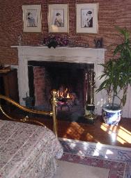 The rooms at Clamber Hill have working fireplaces