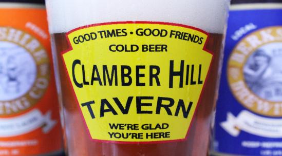 Clamber Hill serves beer from Berkshire Brewing Company